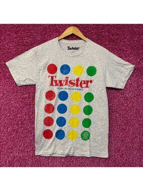 Twister Game Graphic Design T-Shirt Small